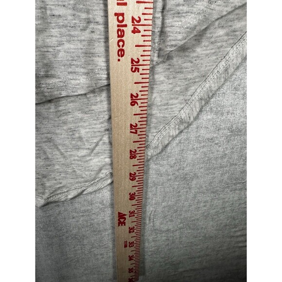 Paper Moon Women's Cold Shoulder Heather Gray Shirt Top Sz M/L See Measurements - Picture 5 of 5